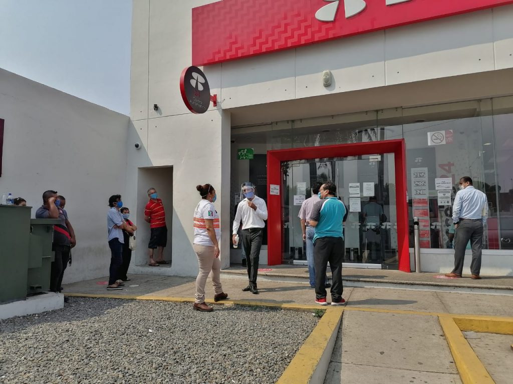 Protección Civil en Tapachula refuerza medidas preventivas en instituciones bancarias