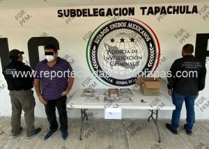 Detienen a una persona que transportaba cocaína en el tramo Huixtla-Tapachula