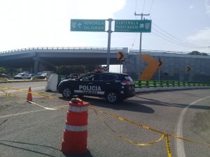 Establece SSyPC apoyo vial en puente Viva México, en Tapachula