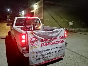 Salud municipal y estatal refuerzan acciones de concientización y fumigación contra el dengue