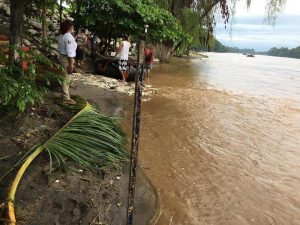 Tormenta Cristóbal paraliza trasiego de mercancías ilícitas en Suchiate