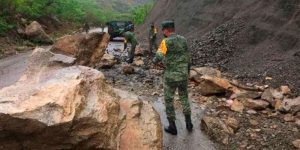 Tormenta tropical ‘Cristóbal’ provoca deslaves en carreteras de Chiapas
