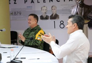 Comandante de la 31ª Zona Militar reconoce a Rutilio Escandón por encabezar diariamente la Mesa de Seguridad