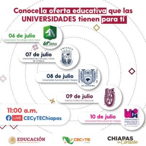 Con Feria Profesiográfica, apoya CECyTE Chiapas con oferta educativa a estudiantes