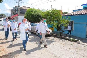 Destaca Rutilio Escandón labor de brigadas de salud para mitigar propagación de COVID-19