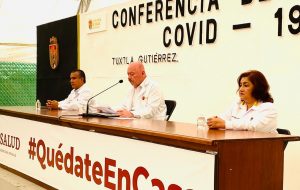En Chiapas se registran 4 mil 75 casos y 295 defunciones por COVID-19