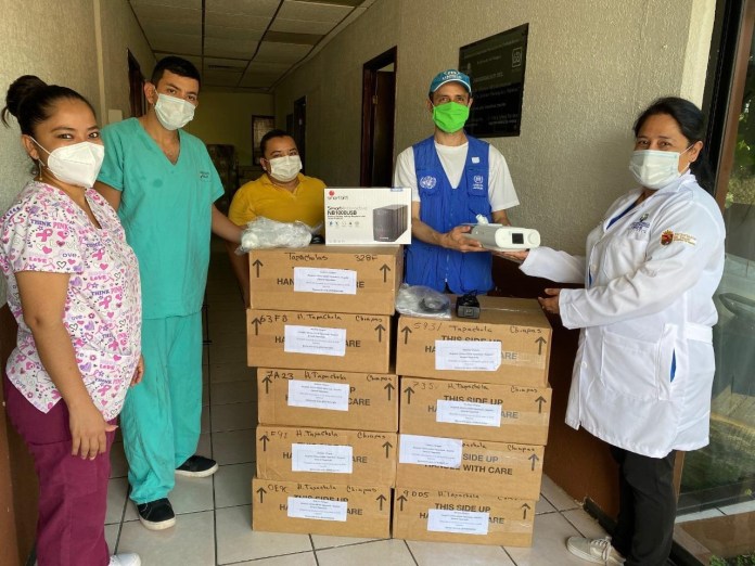 Hospitales de Tapachula, Mapastepec y Huixtla reciben ventiladores para tratar casos de Covid- 19