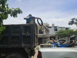 Continúan los lunes de descacharrización en Tapachula