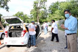 Continúa Ayuntamiento de Tuxtla Gutiérrez con campaña de desinfección del transporte público