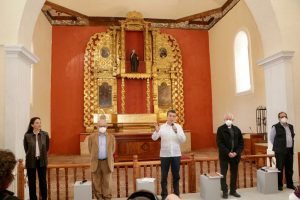 Rutilio Escandón y el director del INAH impulsan restauración de bienes culturales dañados por sismo