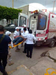 Triciclero lesionado de un balazo en la espalda en Suchiate 