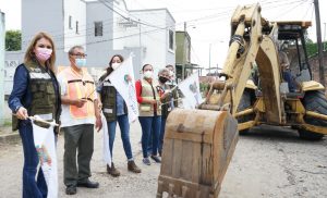 Ayuntamiento de Tapachula pavimenta vialidades en colonias del sur de la ciudad