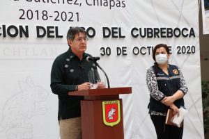 Carlos Morales Vázquez arranca una jornada más de sensibilización para el uso del cubrebocas