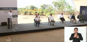 Elemento de SSyPC participa como traductor de lenguaje de señas en gira del presidente AMLO en Chiapas