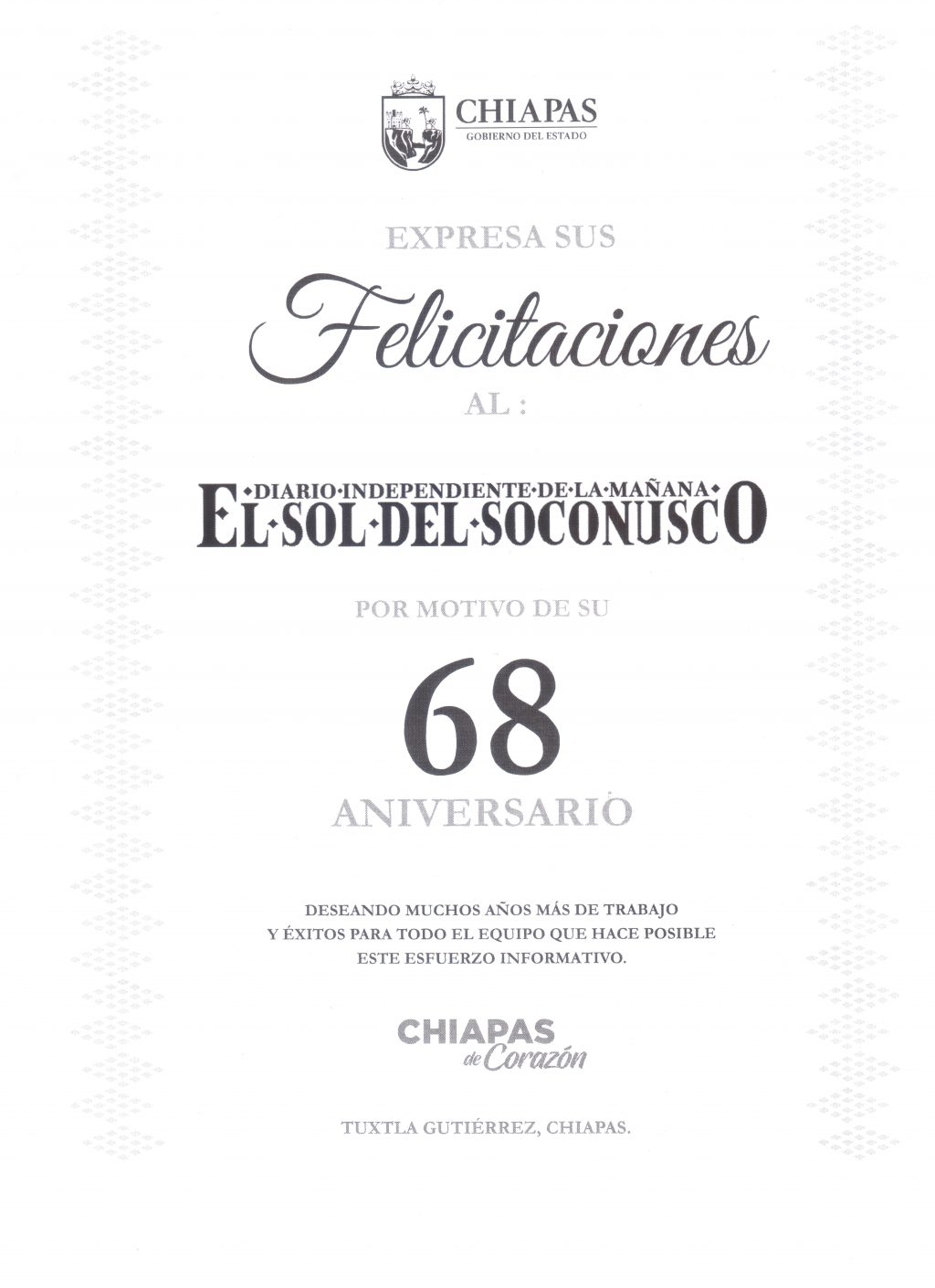 Felicitación