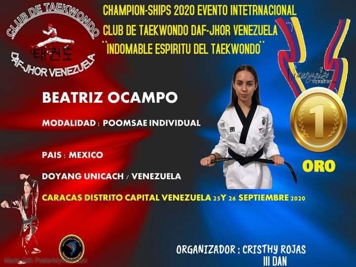 Ganan unicachenses torneo internacional de taekwondo