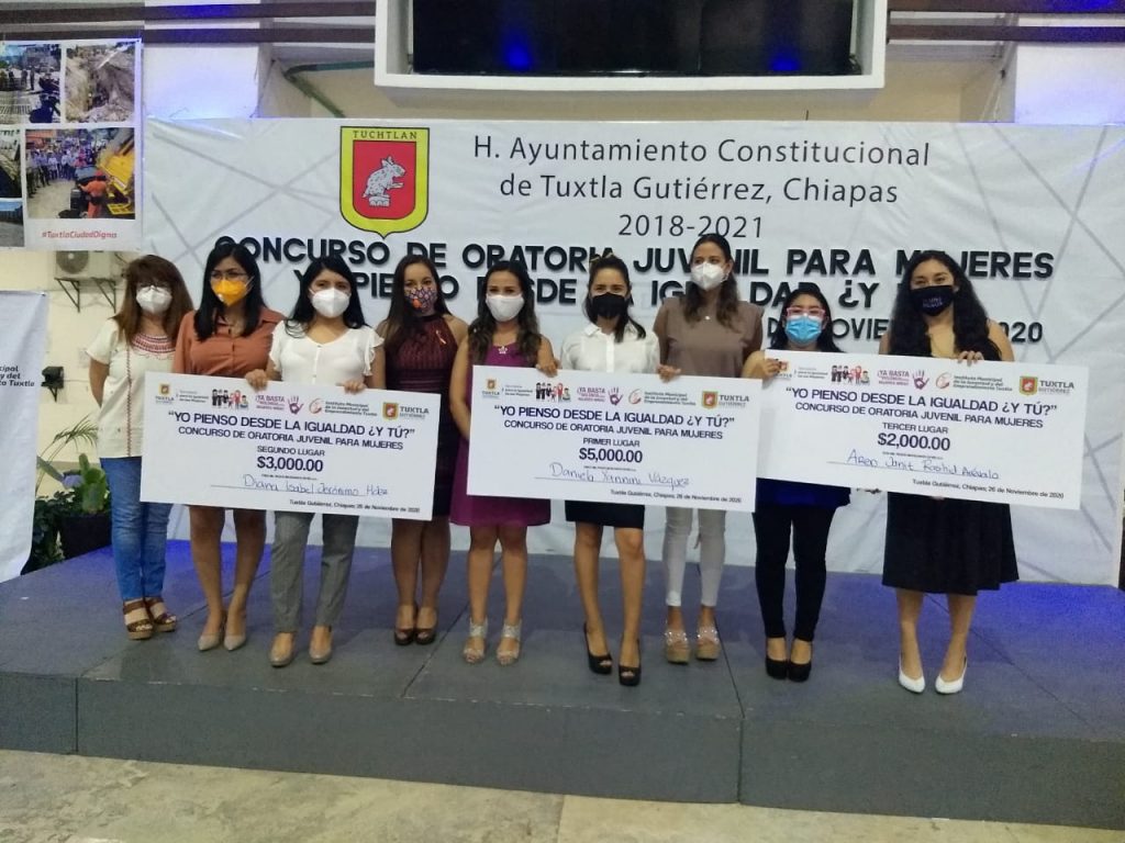 Realizan Concurso de Oratoria Juvenil para Mujeres “Yo pienso desde la Igualdad, ¿Y tú”