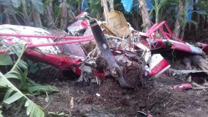 Se desploma avioneta fumigadora en Suchiate, el piloto está grave 