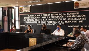 Se reinstala Comisión Interinstitucional para la Prevención y Erradicación del Trabajo Infantil en Tapachula