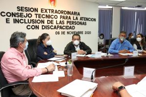 Sesiona Consejo Técnico para la Atención e Inclusión de las Personas con Discapacidad del Municipio de Tuxtla Gutiérrez