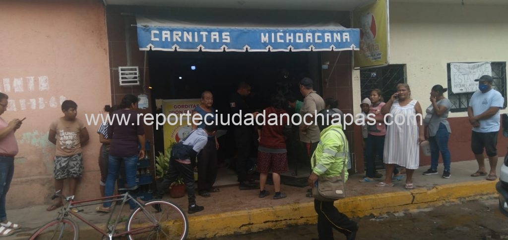 Asesinan a dueño de «Carnitas Michoacana» en presunto asalto en Villaflores