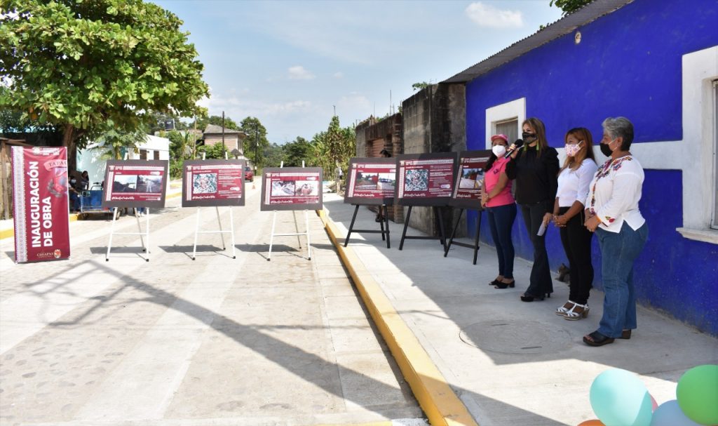 Con calles y drenaje, Ayuntamiento de Tapachula beneficia a la colonia Los Amores