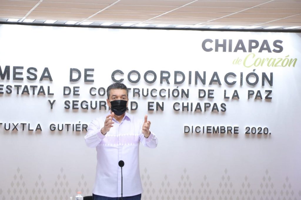 En Chiapas, uso de cubrebocas es voluntario; no habrá represión Rutilio Escandón