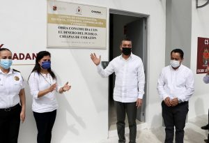 Inaugura Rutilio Escandón Escudo Urbano C5 en Palenque