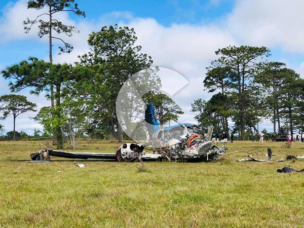 Aeronave se desploma en Comitán, vivieron de milagro