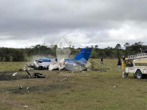 Aeronave se desploma en Comitán, vivieron de milagro