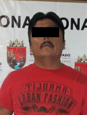 Detiene FGE a una persona por delito de pederastia en Tapachula