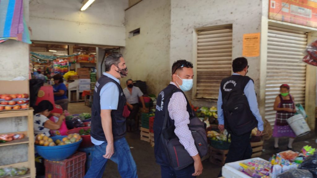 En Tapachula continúan operativos de vigilancia en mercados populares por presencia de Covid-19