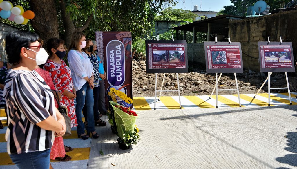En Unidad y Fuerza, entrega Ayuntamiento de Tapachula pavimentación mixta de calles