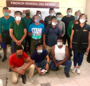 FGE  rescata a 13 extranjeros durante Operativo Antipandilla