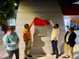 Asiste Carlos Morales a inauguración del Centro de Exposiciones CANACINTRA