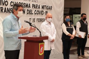 Carlos Morales Vázquez arranca operativo anti-covid por motivos de cuaresma en Tuxtla