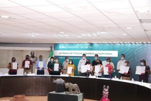 En Chiapas, entregan 12 mil títulos de propiedad del Registro Agrario Nacional