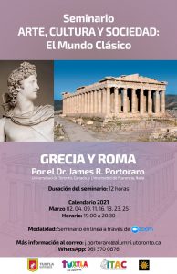 ITAC invita al Seminario sobre el mundo Clásico Greco-Romano