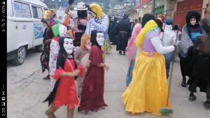 Reaparece carnaval mestizo en El Bosque