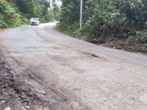 Semidestruida la carretera de la Ruta del Café, trabajos de rehabilitación iniciaron en el 2017 