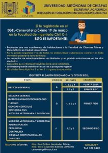 Aplicarán en la UNACH el examen CENEVAL a egresados de distintas carreras