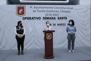 Arranca operativo de Semana Santa en Tuxtla Gutiérrez