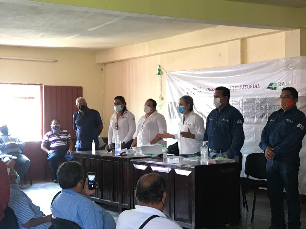 Campesinos de Cacahoatán acusan cobro de cuotas para entrega de títulos de propiedad del RAN 