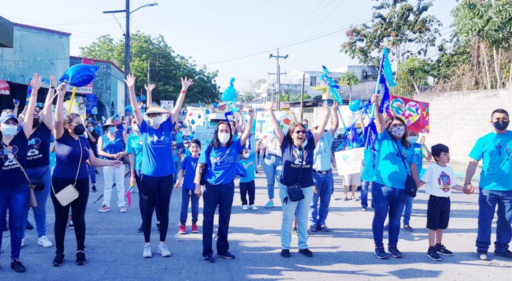 DIF Tapachula realizó caminata de concientización por el Día del Autismo