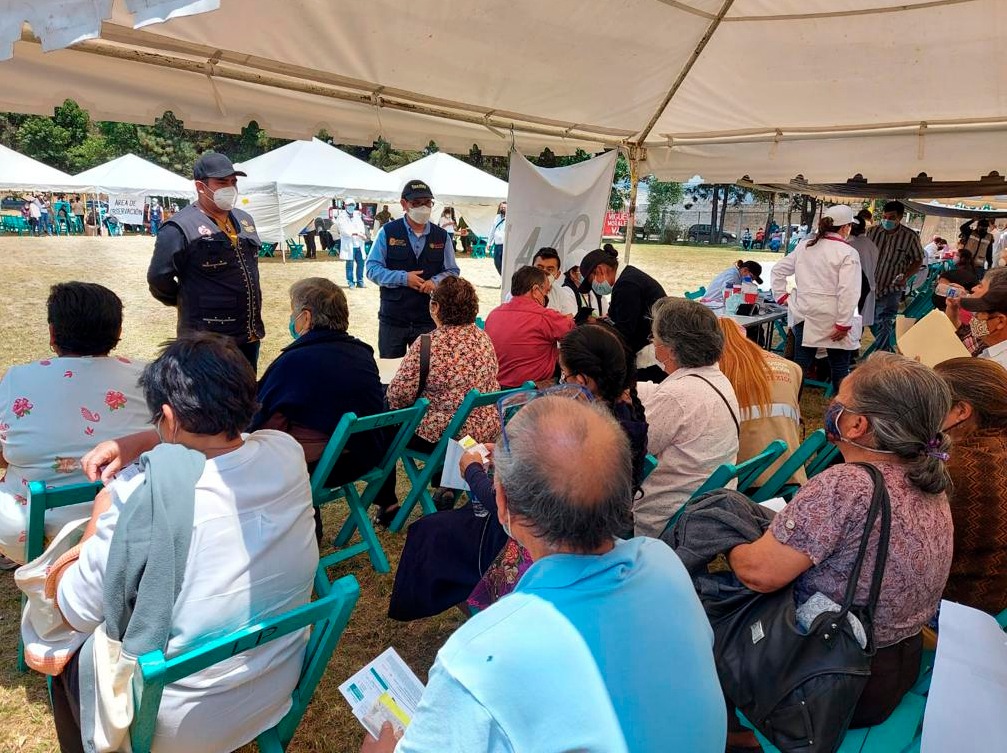 Huehuetán, Mazatán y Tuzantán se suman a la vacunación de personas adultas mayores