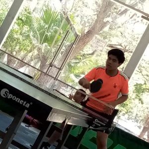 Diego Abarca asistirá al Selectivo Nacional de Tenis de Mesa