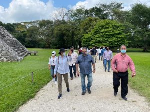 Realizan recorrido de inspección en zona arqueológica de Palenque ante la temporada vacacional de Semana Santa