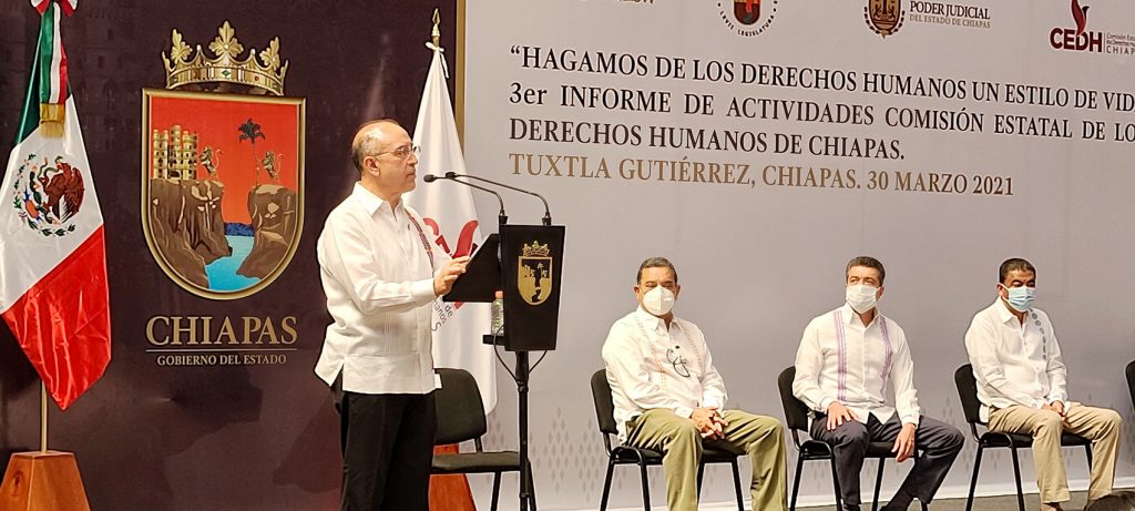 Zepeda Bermúdez rinde el Informe de Actividades 2020 de la CEDH