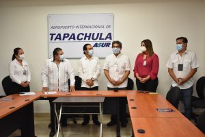 Ayuntamiento de Tapachula da bienvenida a Volaris