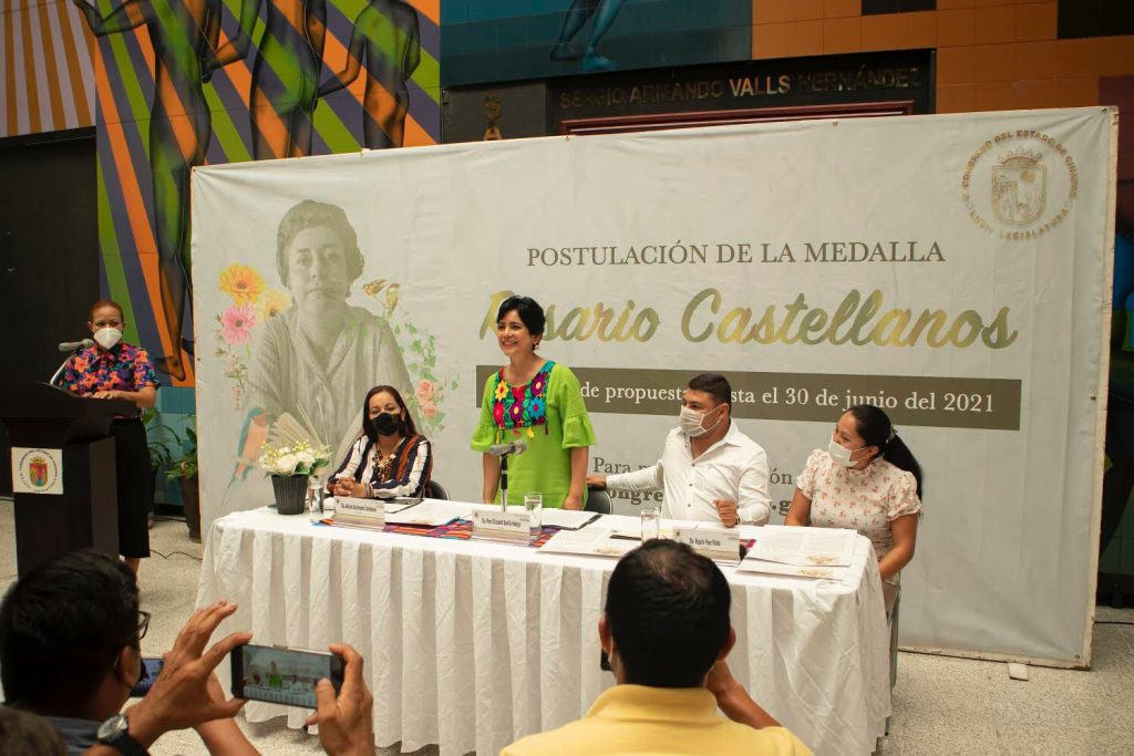 Congreso presenta convocatoria para postulación de candidatos a Medalla Rosario Castellanos